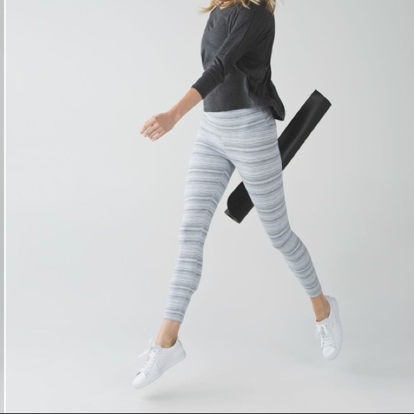 lululemon athletica Pants - Lululemon High Times Leggings Pant Silver Fox 2
